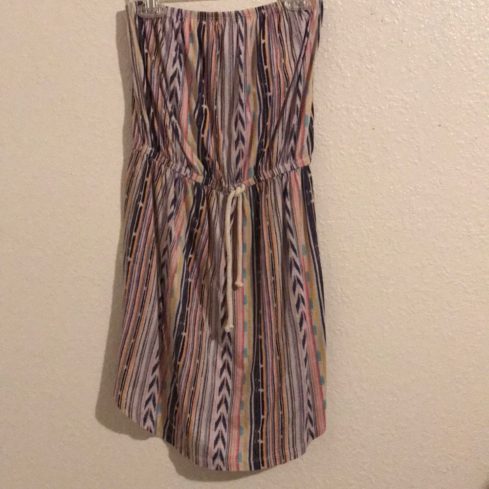 Strapless short dress